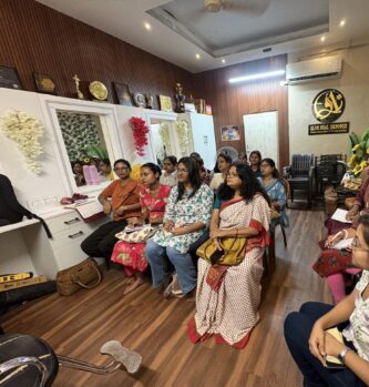 Students training